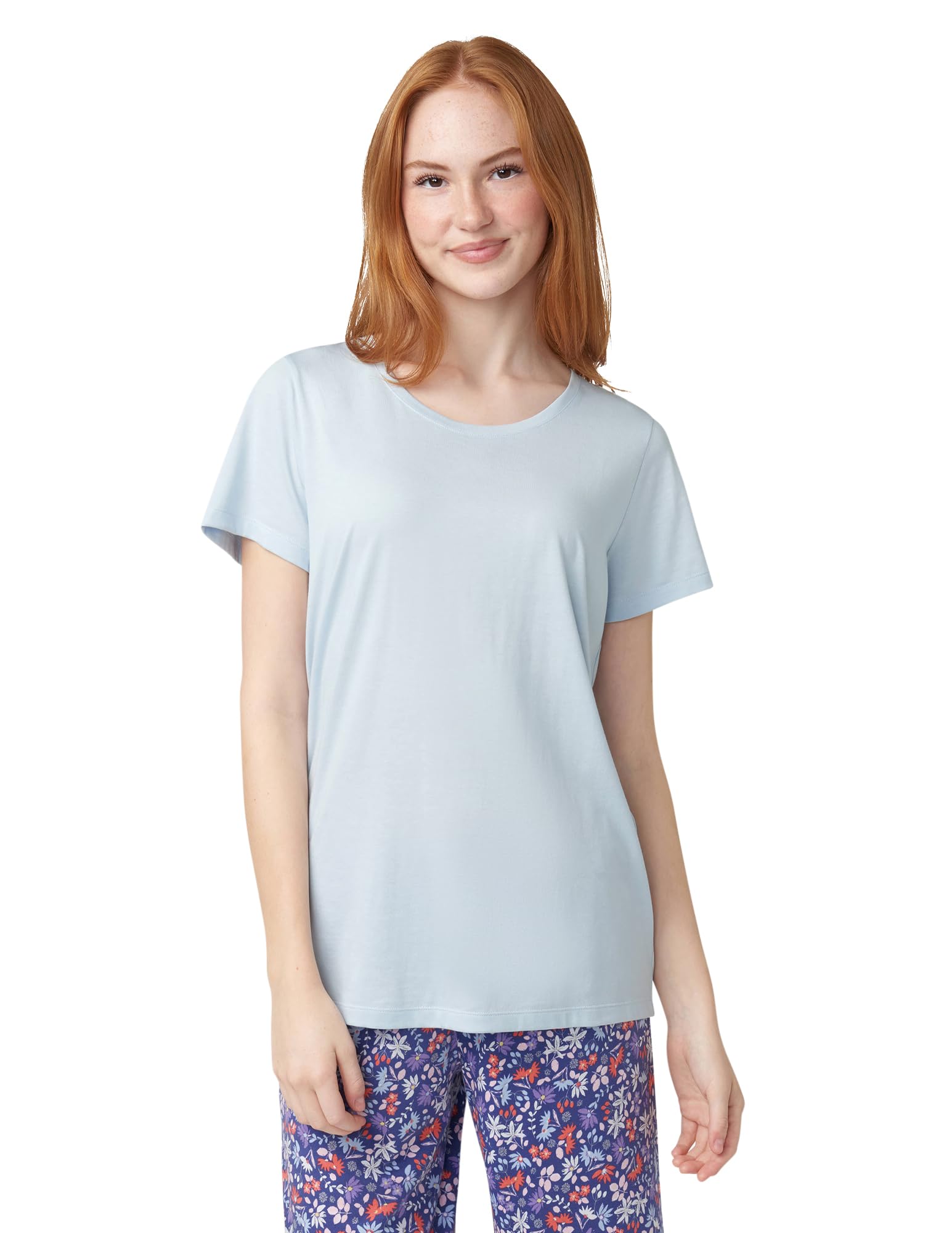 HUE Women's Spring Pajama Separates Soft Whimsical Print Pjs with Flowers, Animals, Garden Themed Pjs, Cocktails
