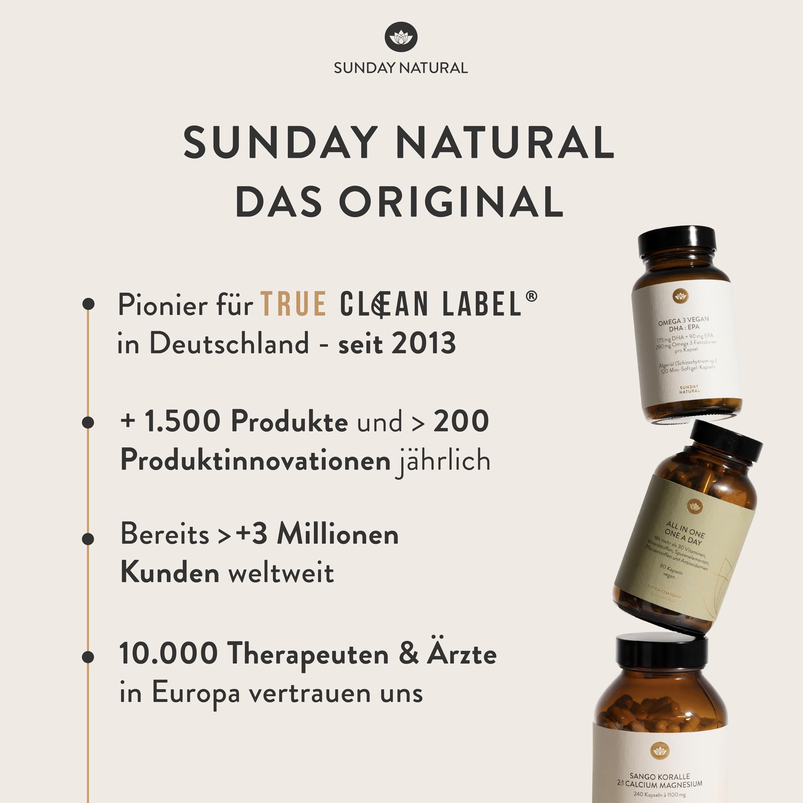 SUNDAY NATURAL® Mariendistel Artischocke Löwenzahn - 180 Cholin Kapseln - Leber Komplex mit 80% Silymarin & 100mg Cholin - Hochdosiert, vegan, laborgeprüft in Deutschland