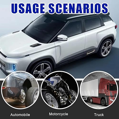 Miniatura 7 de Glarks 3 rodillos de amortiguación de sonido para automóvil, 0.236 in, 0.787 in, 1.575 in, herramienta de instalación de metal, rueda de aplicación,