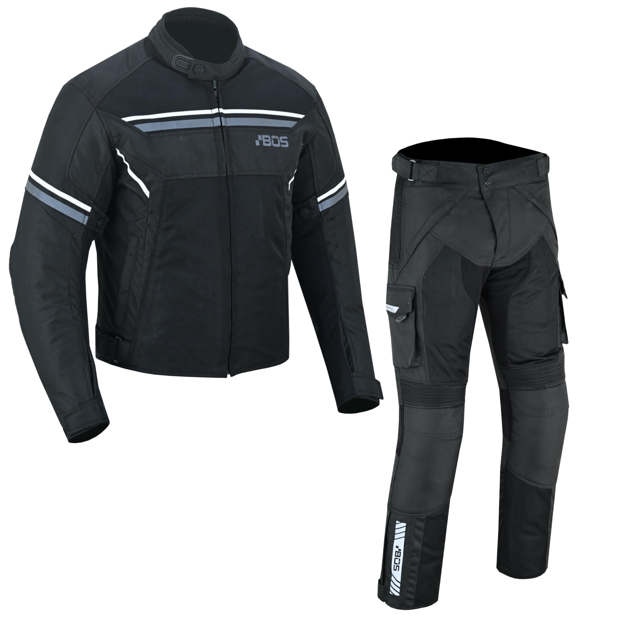 Motorrad Textil Kombi,Wasserdichte Jacke und Hose Biker Motorrad Touring Textil Kombi,Herren Motorrad Jacke und Hose,Biker Motorrad Textil Kombi