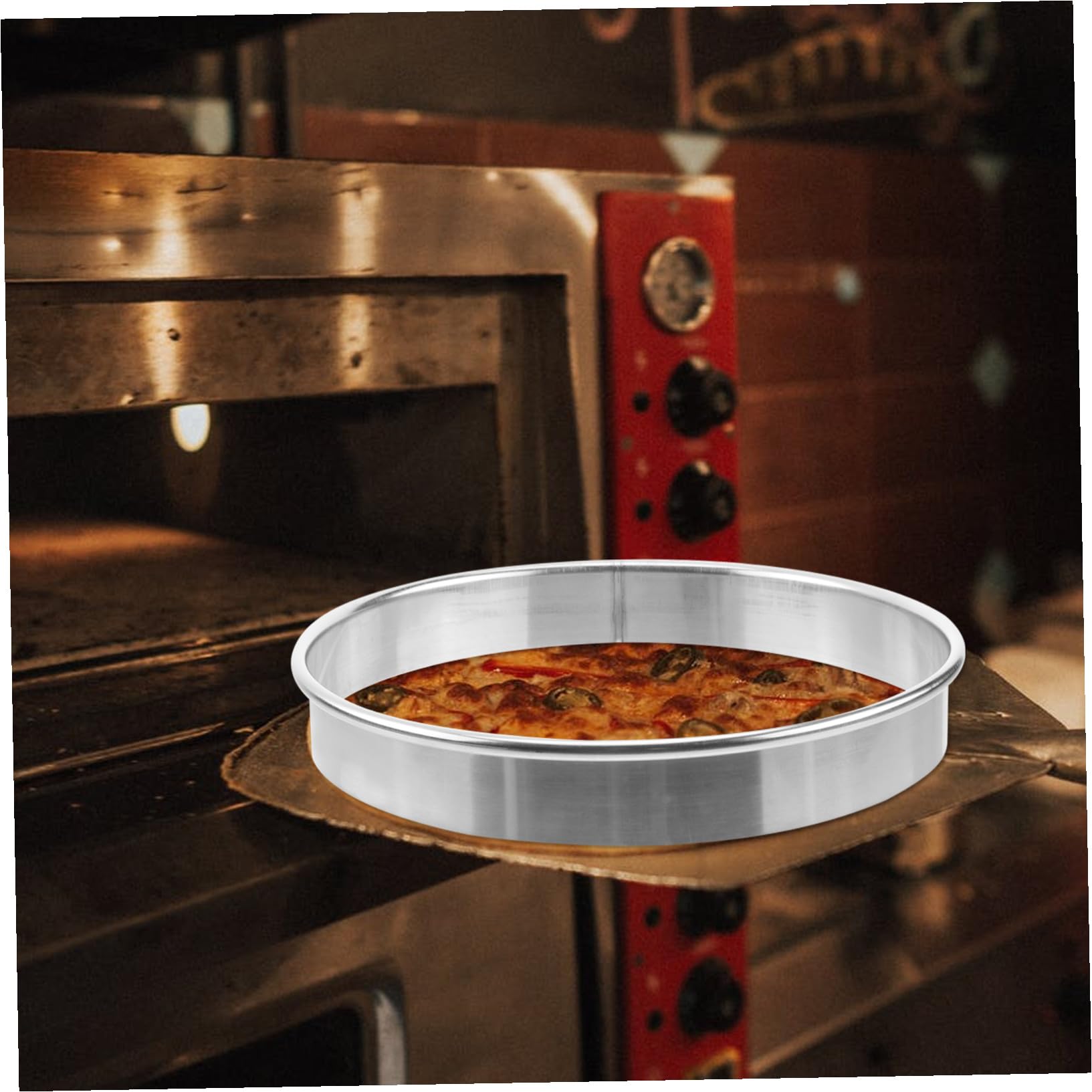 Artibetter 3pezzi Anello Per Condimenti Pizza Inossidabile Utile Strumento Per Cottura Pizza Per Aggiungere Ingredienti Extra e Creare Pizze Gourmet Cucina