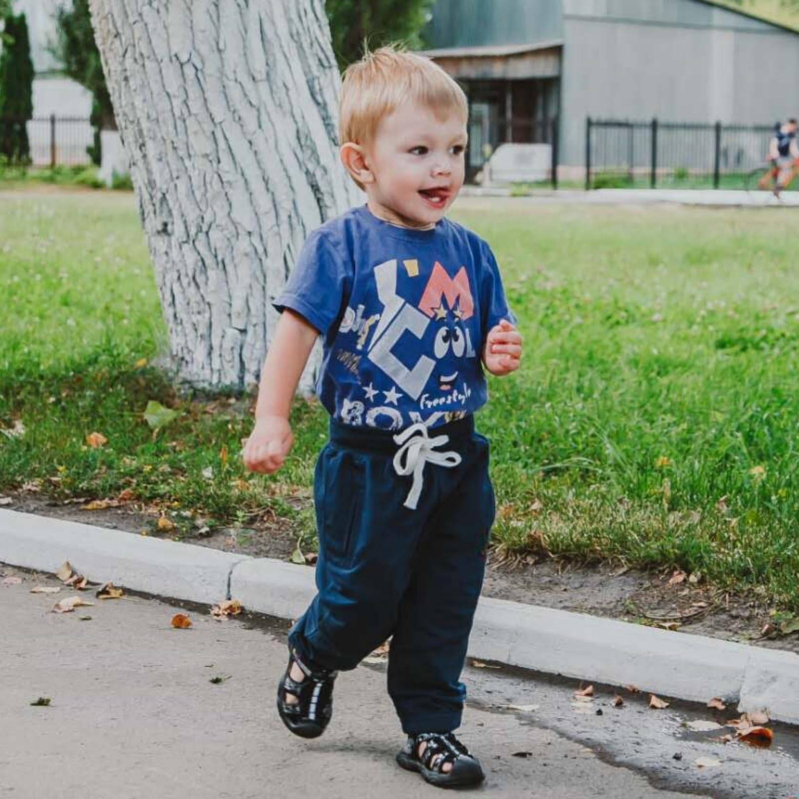 Baby Jungen 2er-Pack Hosen, Kleinkind Baumwolle Pull on Jogger, Kinder Dinosaurier Kordelzug Elastische Sweatpants