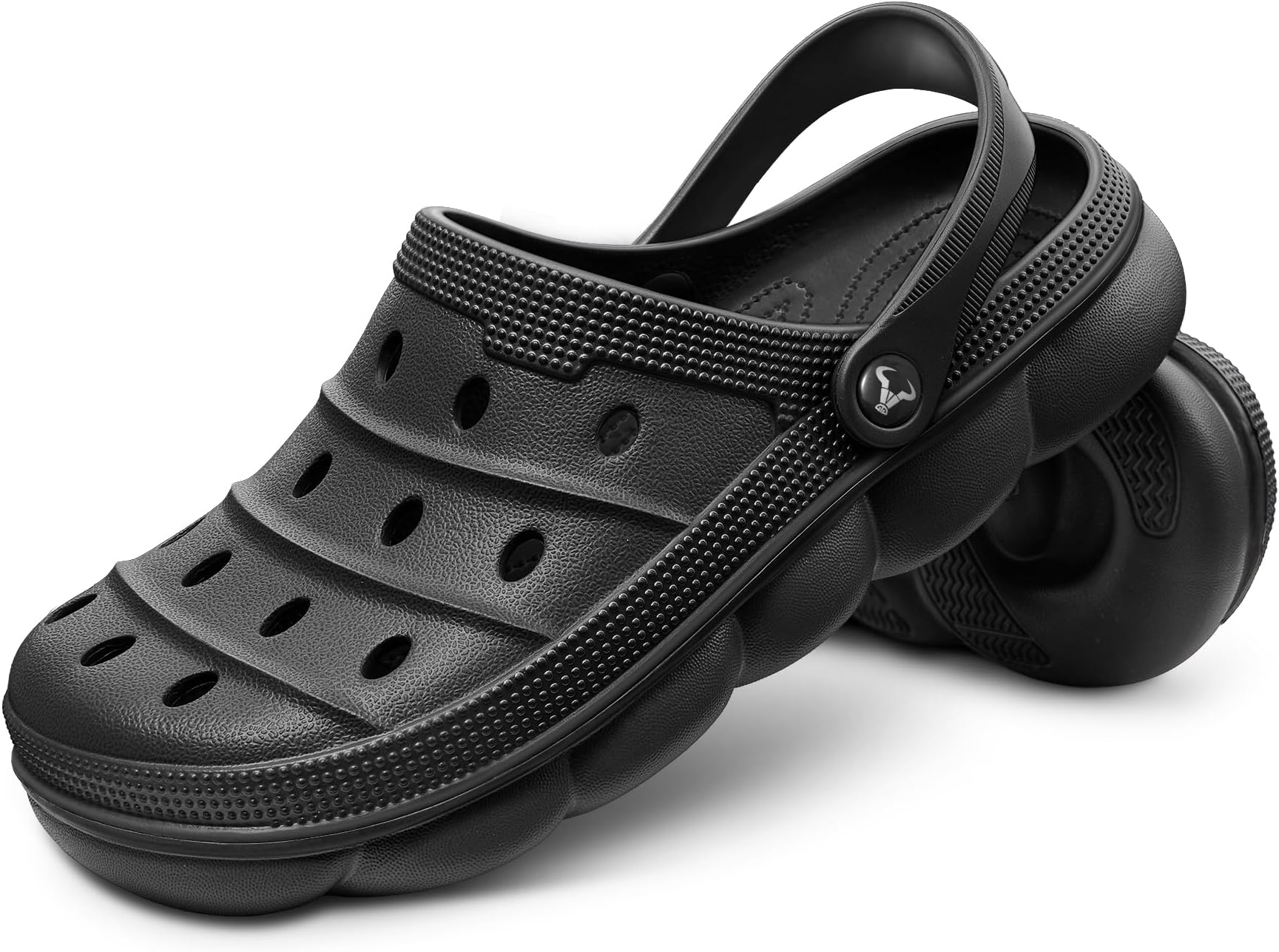 Men Clogs, Unisex Slip-on Yard Garden Shoes Mules Cleaner Shoes House Work Cushioned Supportive