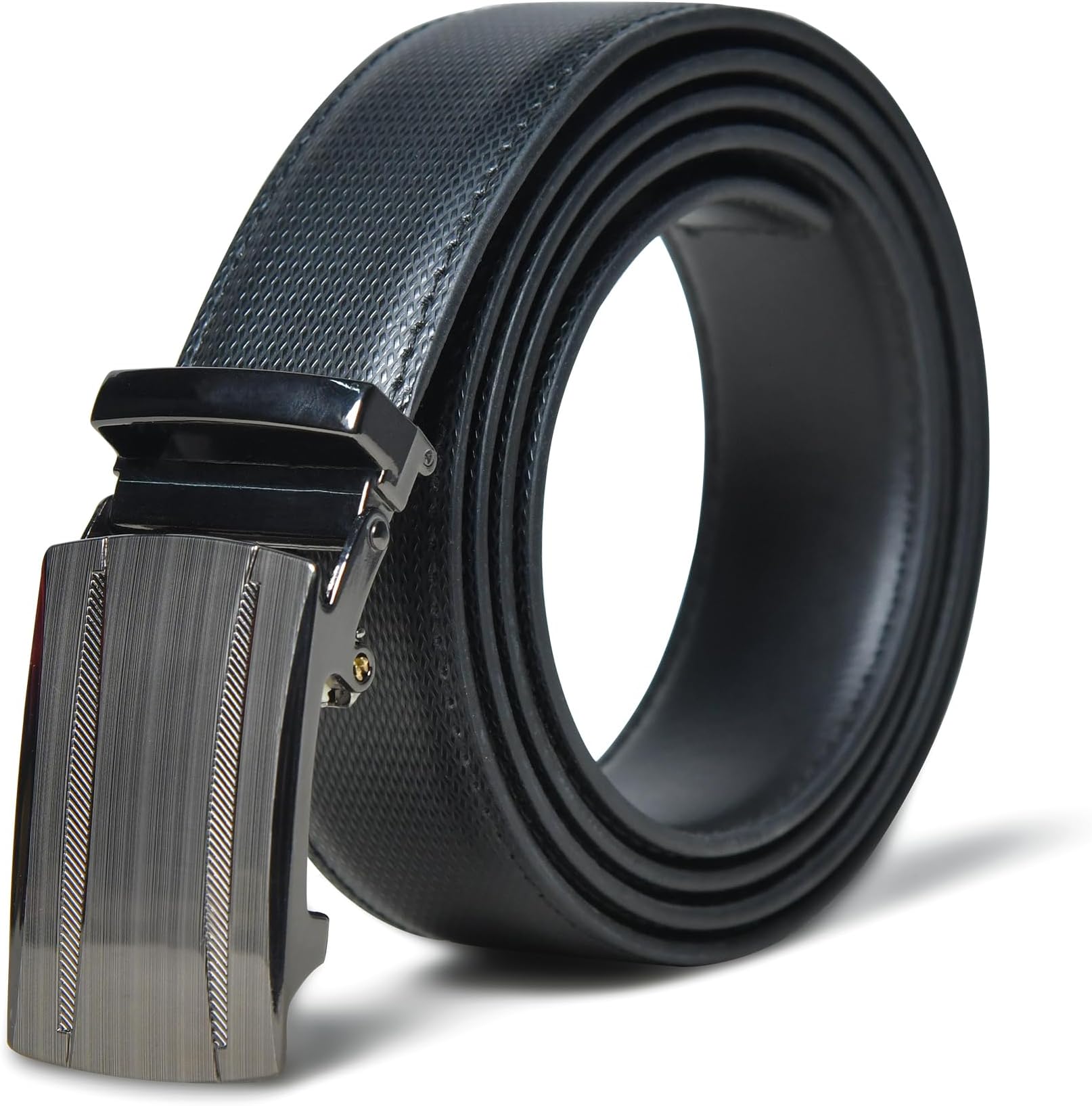 Simpl Living Auto Lock PU Leather Men's Belt B