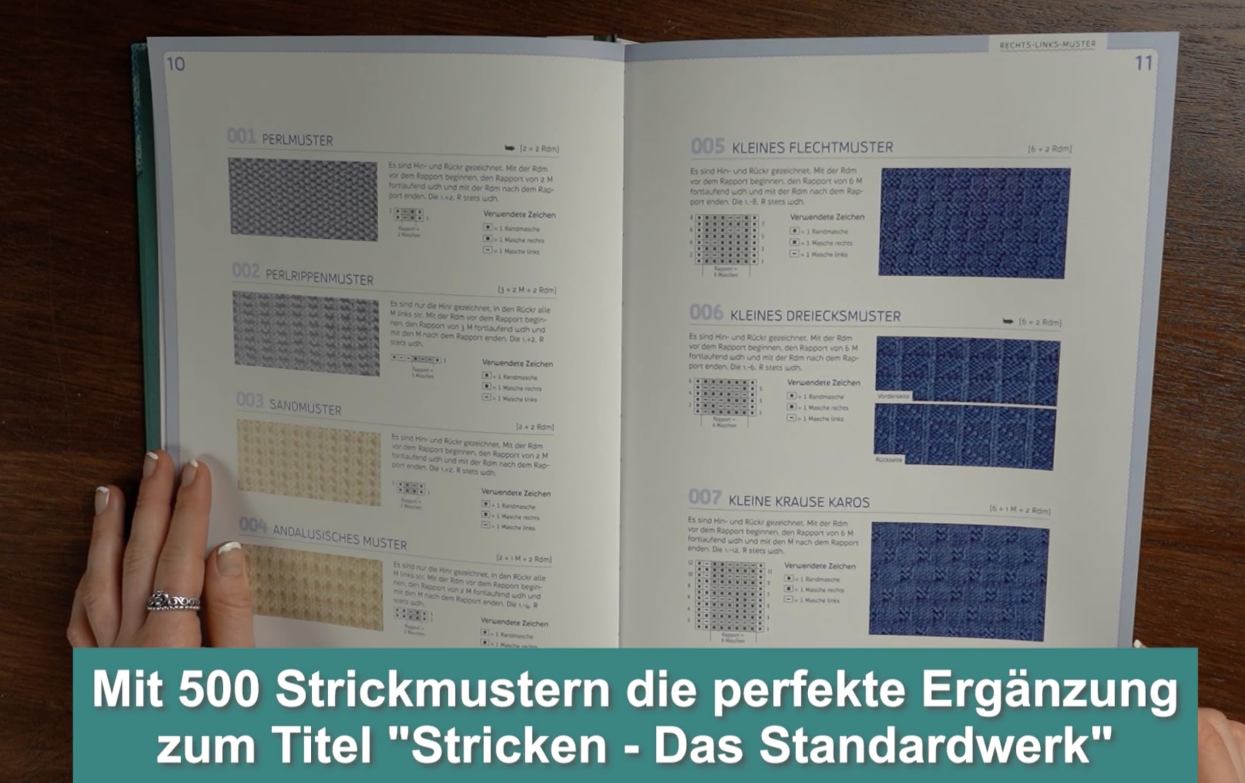 Strickmuster. Die Sammlung.: 500 Muster: Ajourmuster, Zopfmuster, Keltische Motive, Patentmuster u.v.m. (Standardwerk)