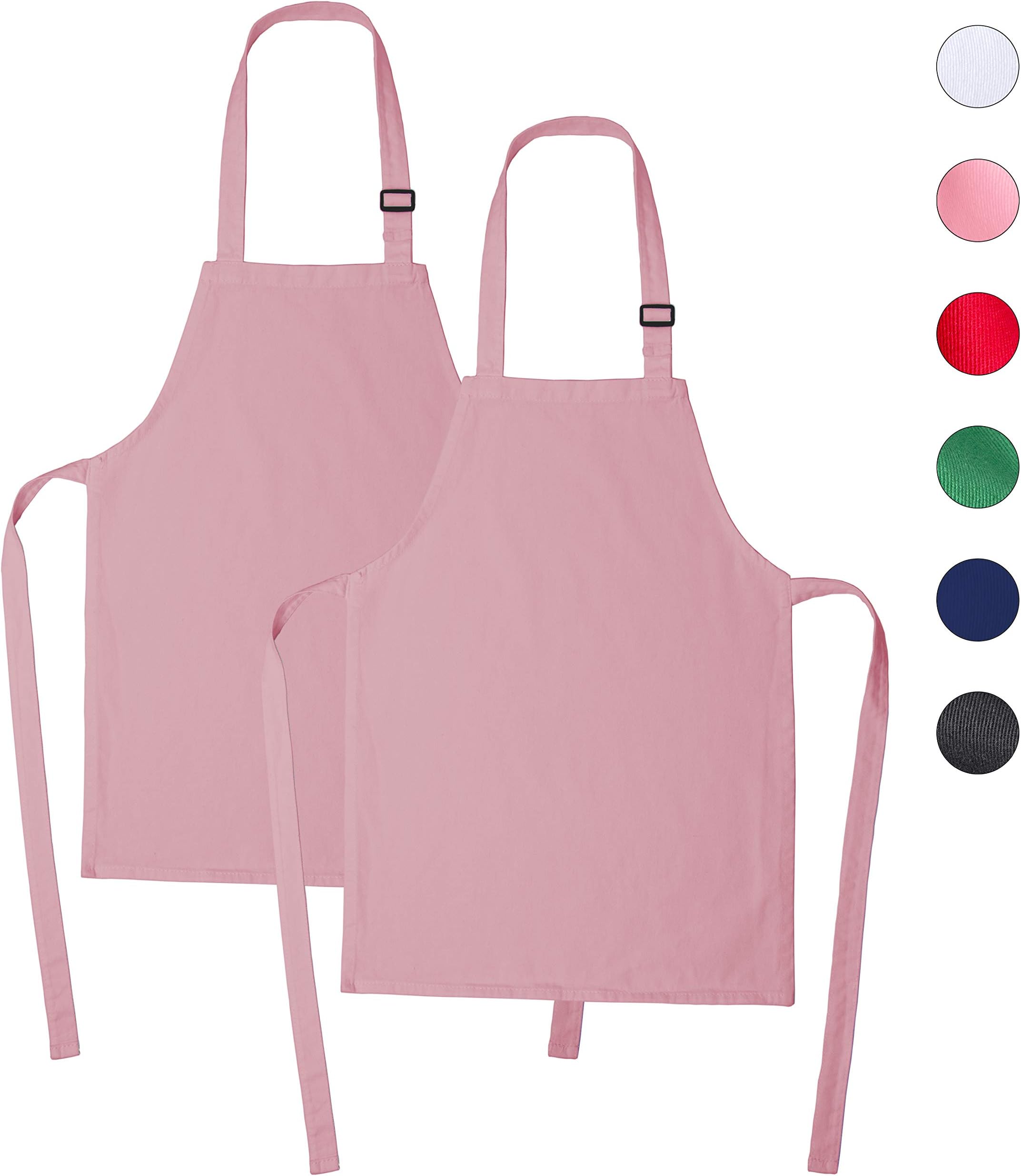 Kids Apron, Medium, 100% Cotton With An Adjustable Strap to fit All Ages