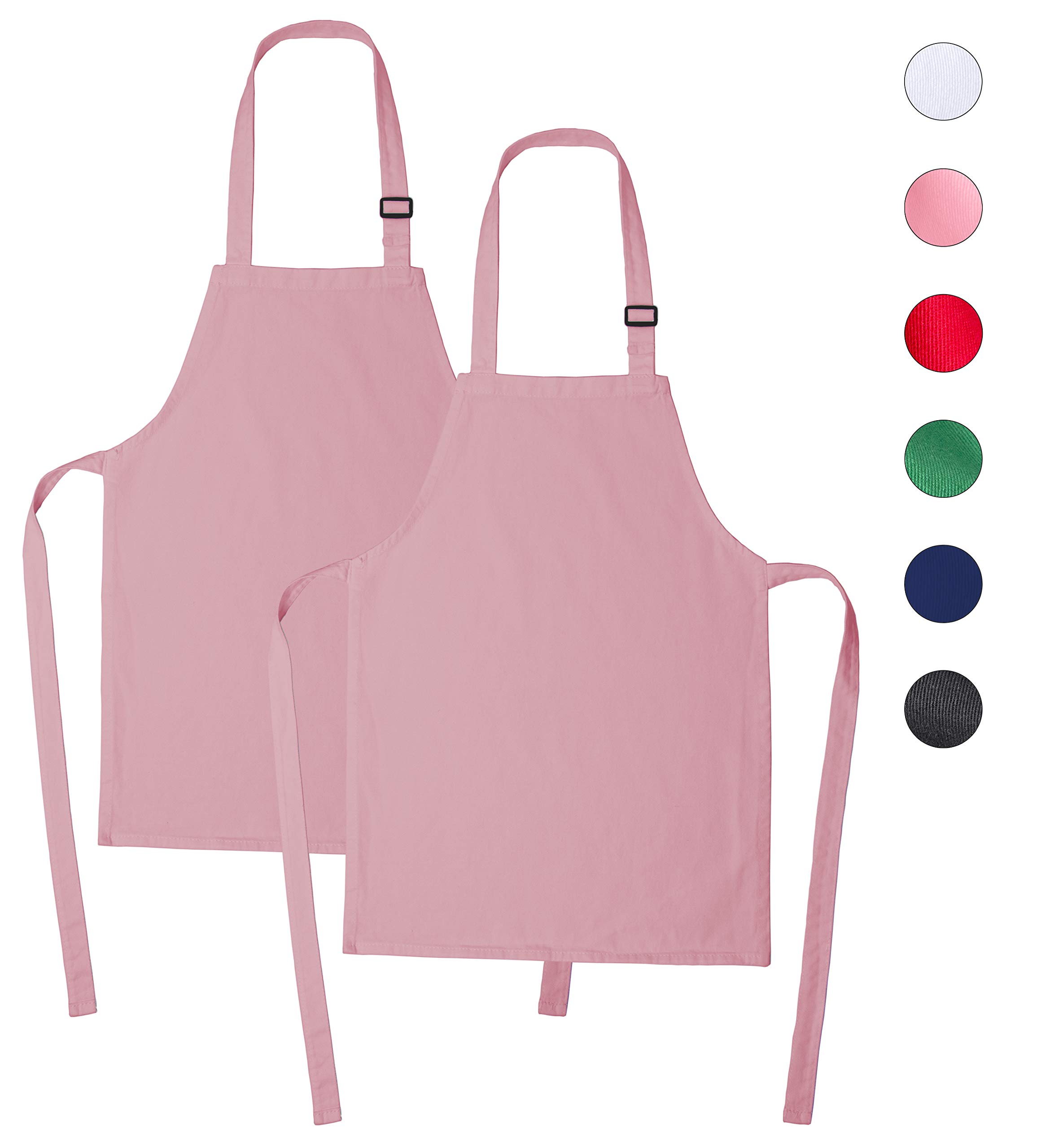 Kids Apron, Medium, 100% Cotton With An Adjustable Strap to fit All Ages