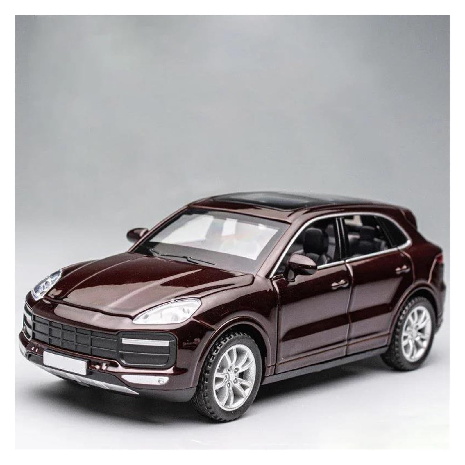 BANKOTO Diecast Car 1:32 For Cayenne Alloy Car Model Diecasts Metal Vehicles Collectible(Brown)