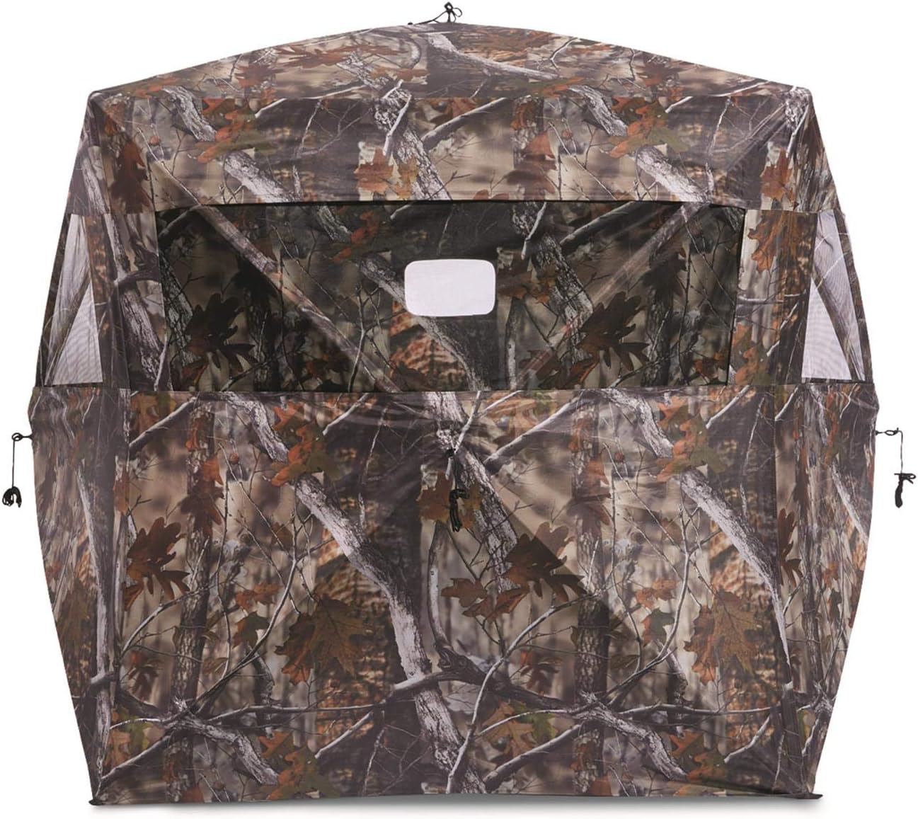 Guide Gear Silent Adrenaline Pop-Up Hunting Ground Blind for Deer, Duck, and Turkey Hunting, 2-Person Tent