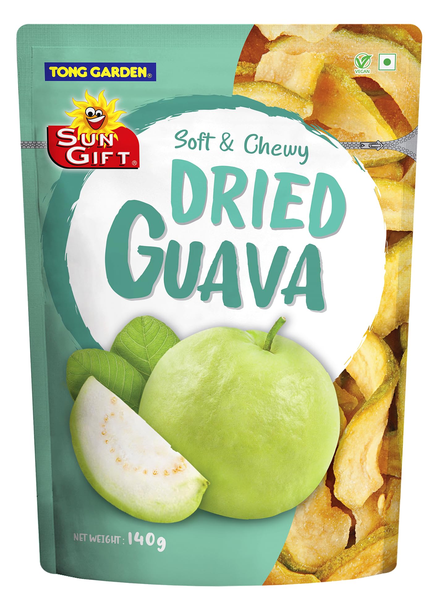Tong Garden Dried Guava 140g (pack of 2)