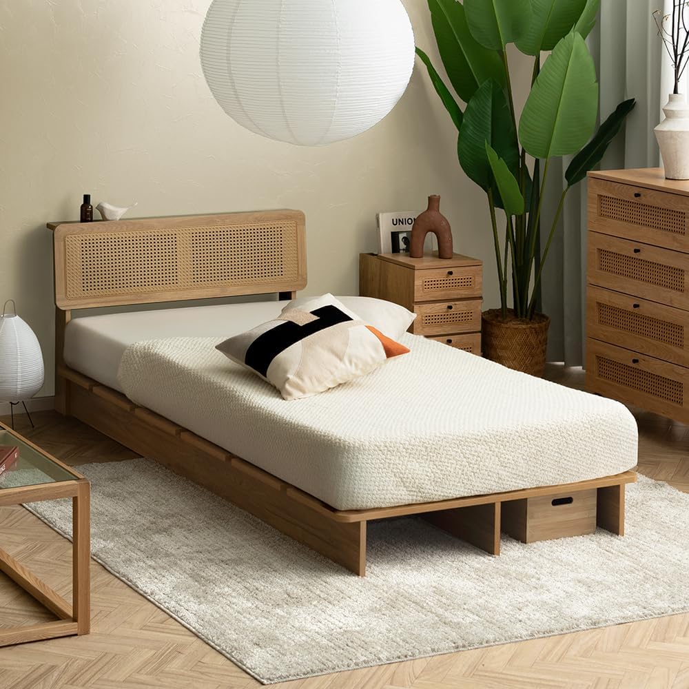 送料無料 ベッドフレーム ワイドダブル 収納付き 足元収納 フランス