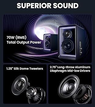 Amazon.com: Edifier QR65 Desktop Active Monitor with 2.75