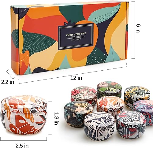 Miniatura 7 de Velas de regalo para mujeres, paquete de 8 velas de aromaterapia, juego de regalo de velas perfumadas para mujeres, velas perfumadas para el hogar,