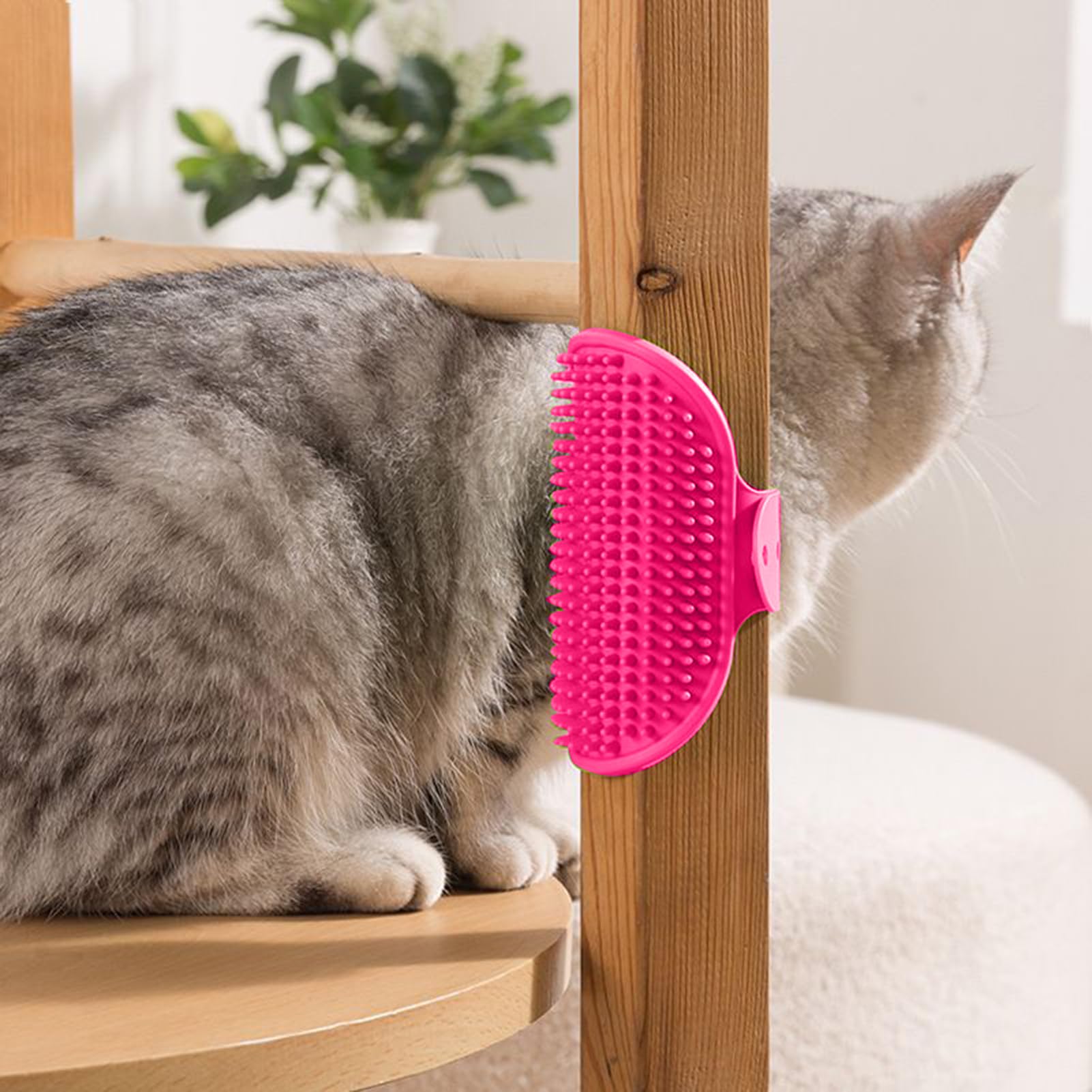Katzen-Selbstpflegebürste Eckenreiniger für Katzen zum Bürsten und Baden | Weicher Kratzhelfer für Kätzchengesichter Für Zuhause, Reisen, , Tischbeine, Hunde reinigen und