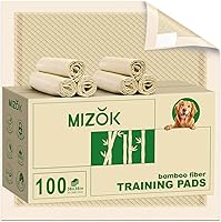 Vista 16 de MIZOK - Almohadillas para cachorros pequeñas de 22x22, almohadillas para orina de perros con eliminación de olor de bambú y 6 capas absorbentes a