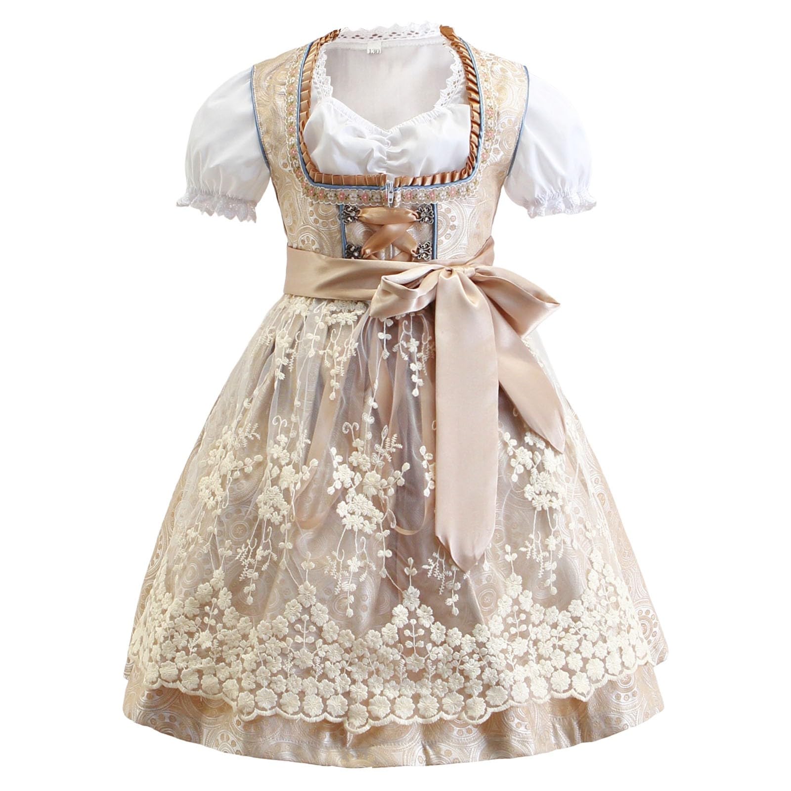 Traditionelles Mädchenkleid für Kinderpartys und Veranstaltungen