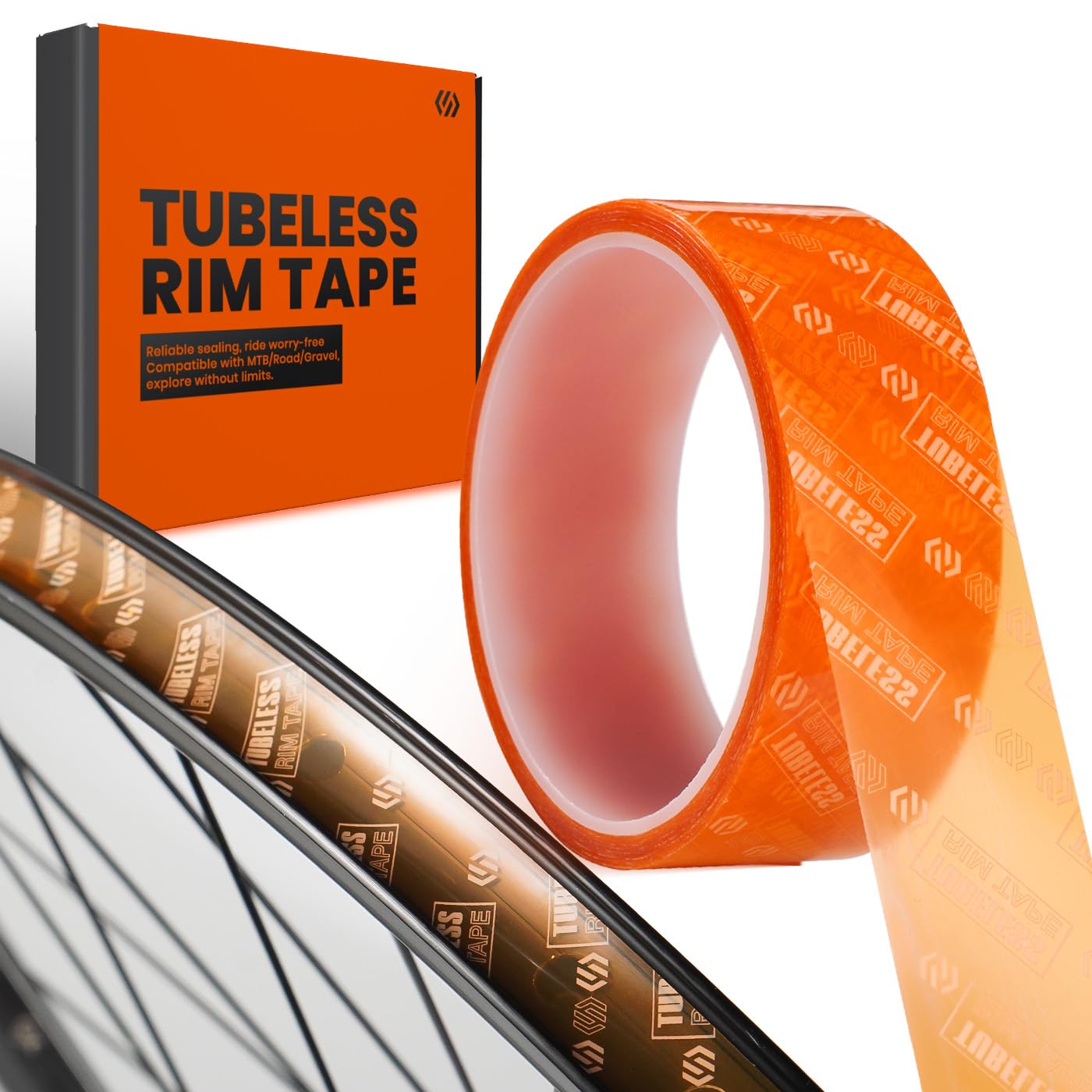 CNCLOL Tubeless Rim Tape 19/21/23/25/27/30/32/35mm, Bike Wheel Rim Tape Self-adhesive 10m Roll, Tubular Rim Tape for Tubeless Bicycle/MTB/Road/Gravel Bike Tyre Tape