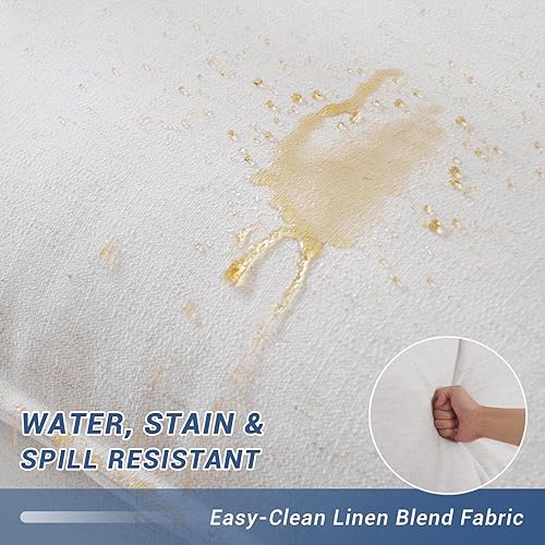 Miniatura 3 de 94.6" Cloud Modular Sectional Sofa, Waterproof Down Filled Sectional Sofas, High Backrest L Shaped 3 Seater Sectional Couches with Ottoman, Modular