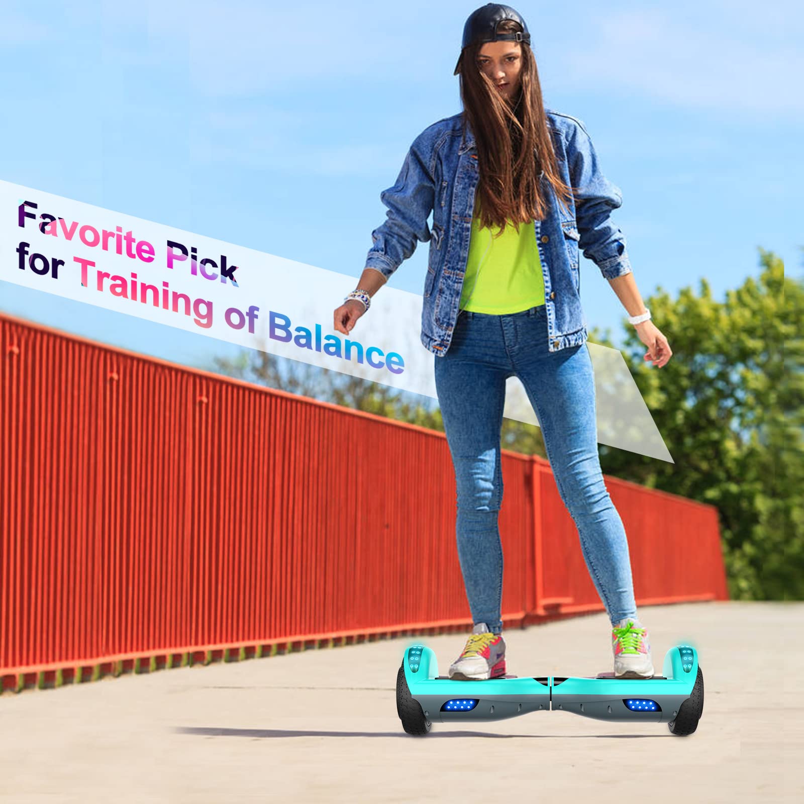 FLYING-ANT Hoverboard, 6.5 inch Self Balancing Electric Scooter with Safe Certified, Hover Board for Kids and Adult, Great Gifts