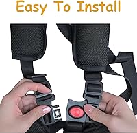 Vista 4 de 5 Point Harness Seat Belt for High Chair,Universal Seatbelt Crotch Cushion Shoulder Pads