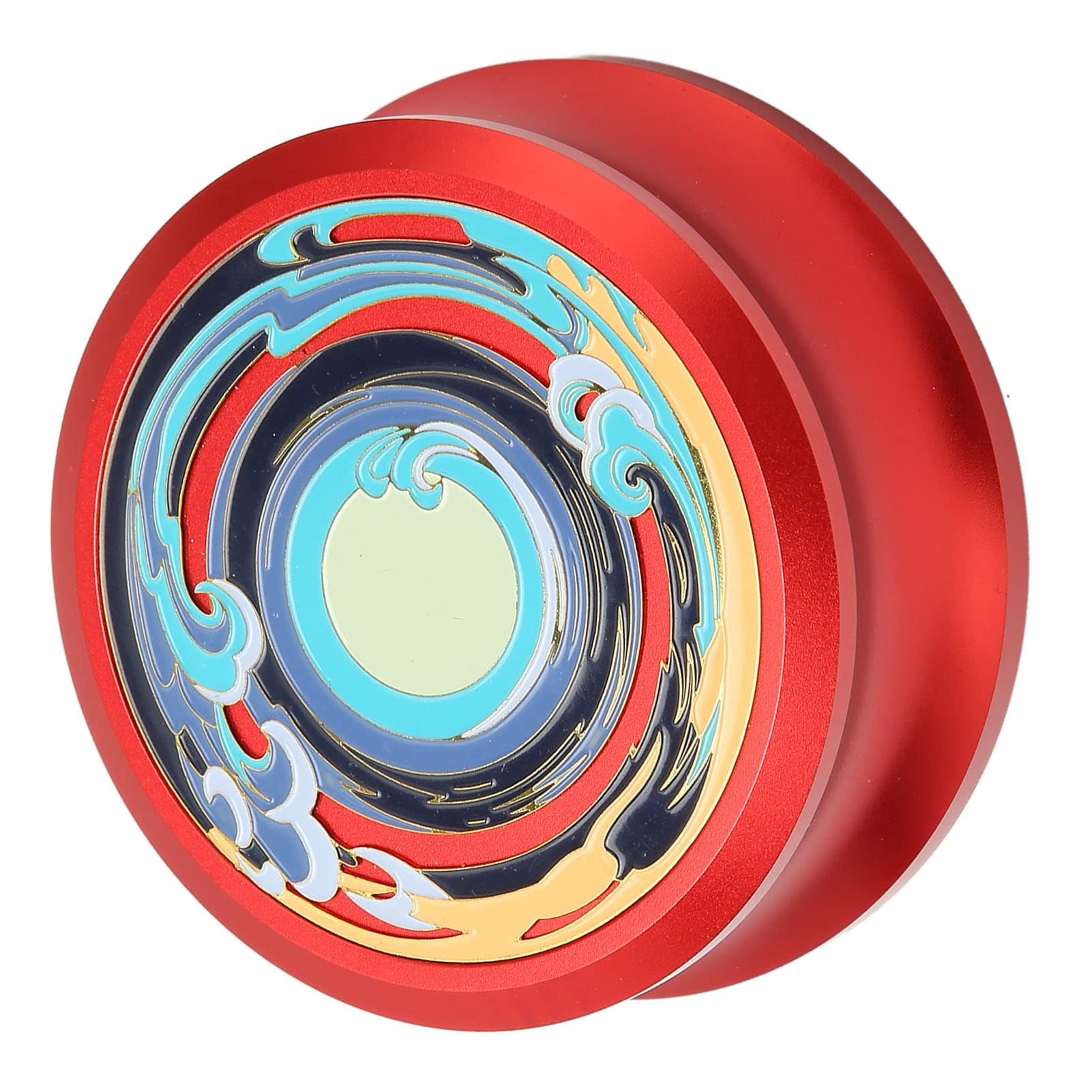 Estabilizador de Peso de Registro de Abrazadera de Registro, Estabilizador de Disco de Tocadiscos de Vinilo LP para Amortiguación de Vibraciones, Abrazadera de Peso de Registro Profesional(Rojo)