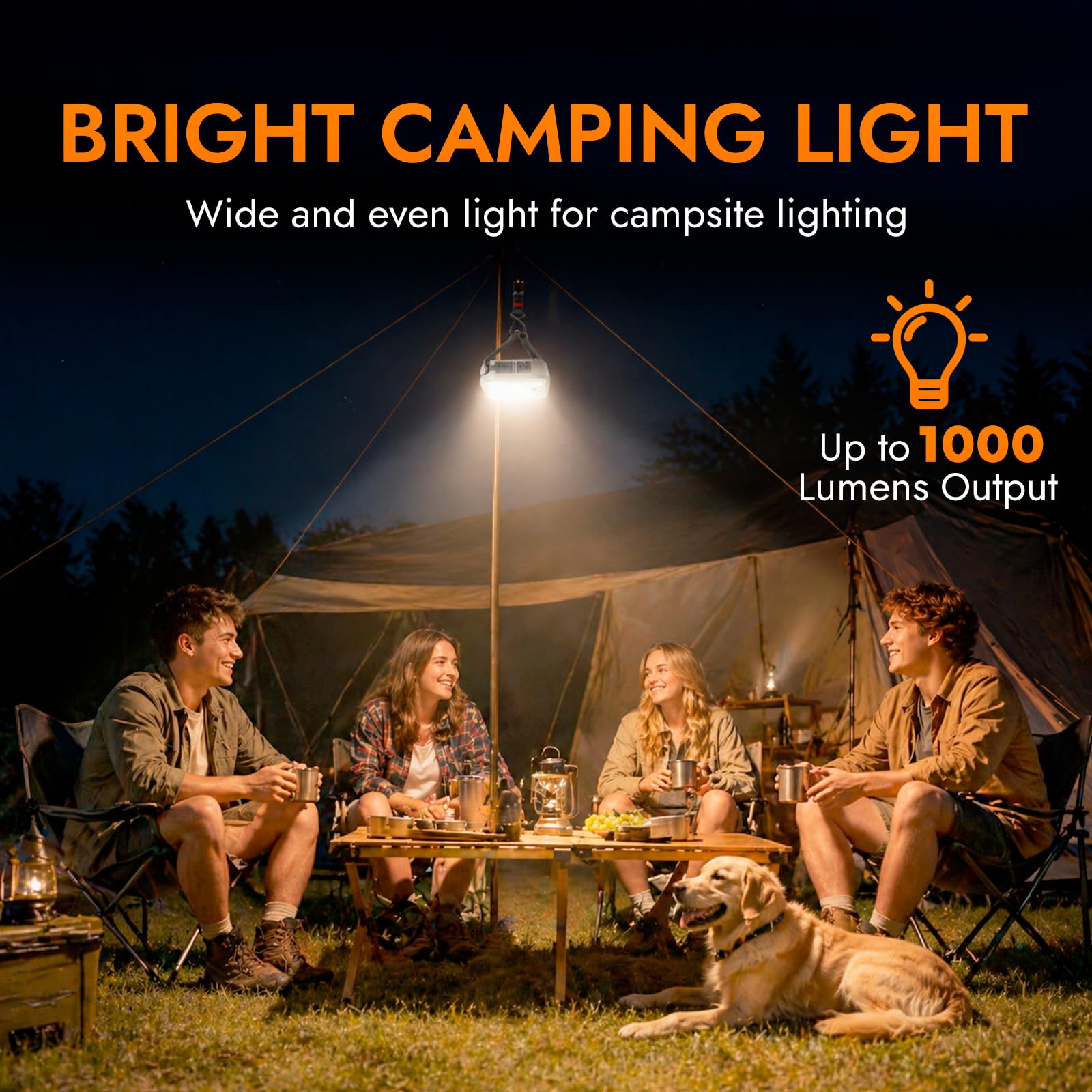 Amazon.com: WARSUN Rechargeable Solar Lantern, 1000 Lumens LED
