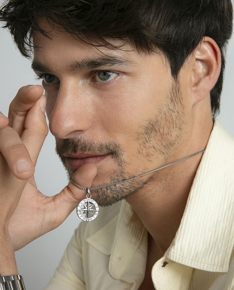 Viceroy | Collar Hombre Plateado Acero Inoxidable | 50 cm | 14306C01000