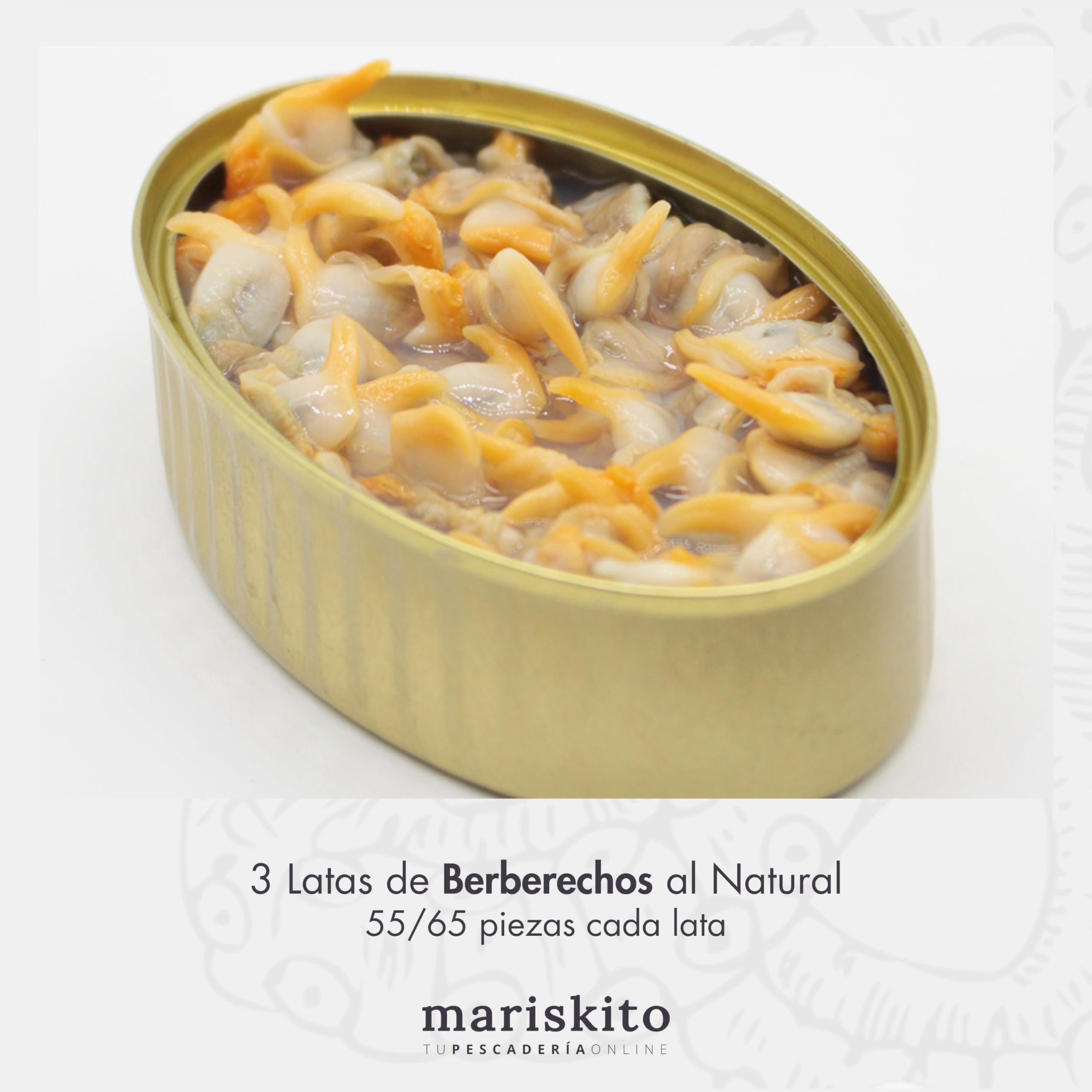 MARISKITO | Pack La Mar de Gourmet - 12 Conservas Gourmet - Latas de Conservas Gallegas - Caja Regalo - Lote de Productos Delicatessen