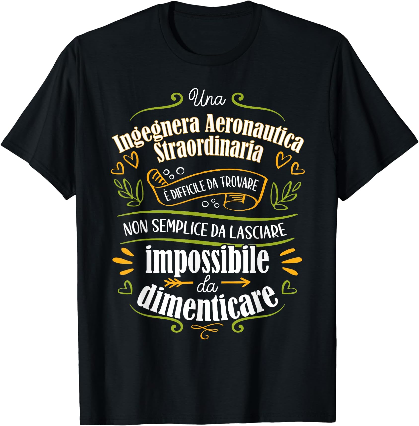 Idea Regalo Per Ingegnera Aeronautica RegaliIngegnera Aeronautica Straordinaria - Ingegnere Aerospaziale T-Shirt