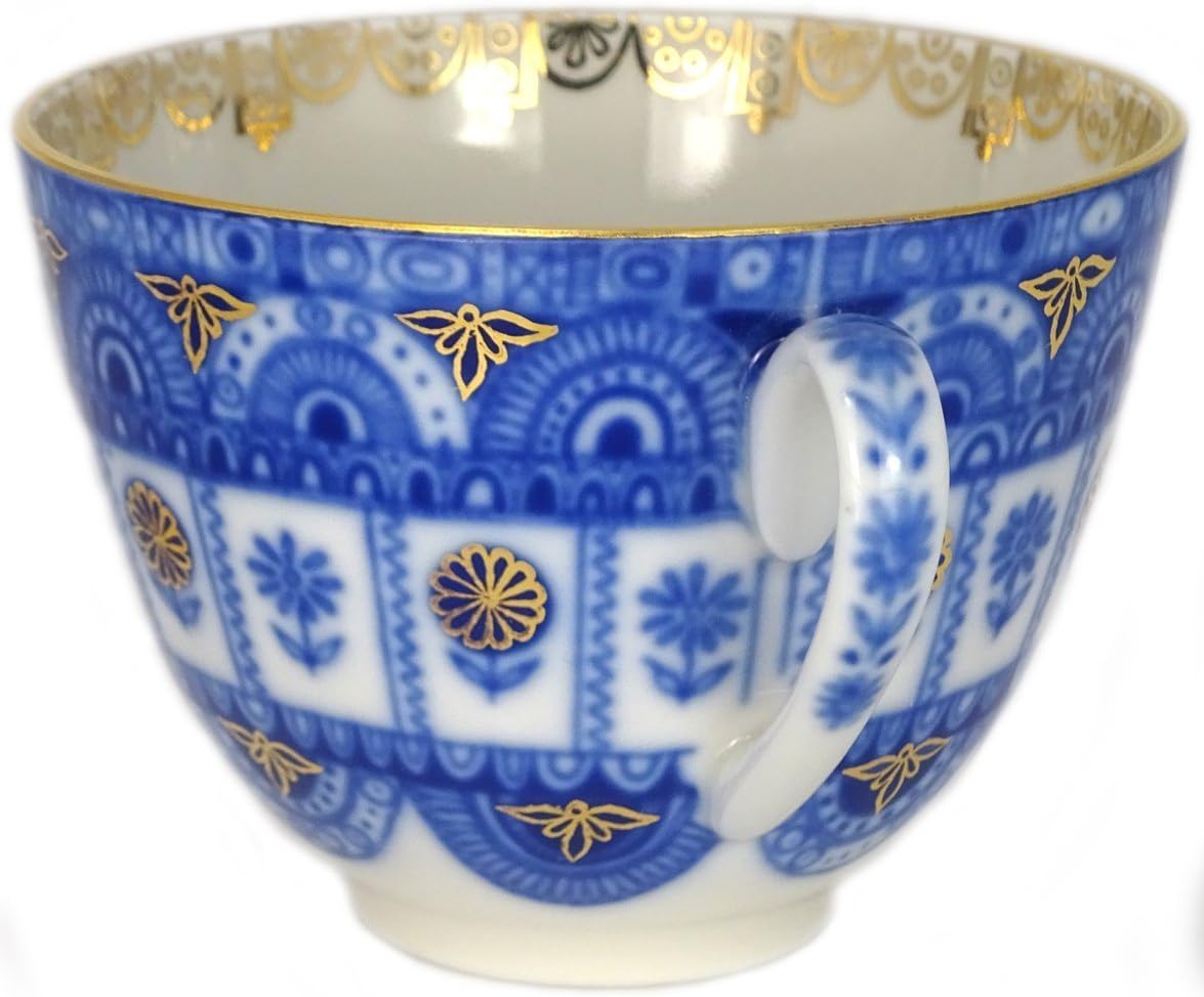 Lomonosov Porcelain Tea Cup and Saucer Spring Arches 7.8 oz/230 ml