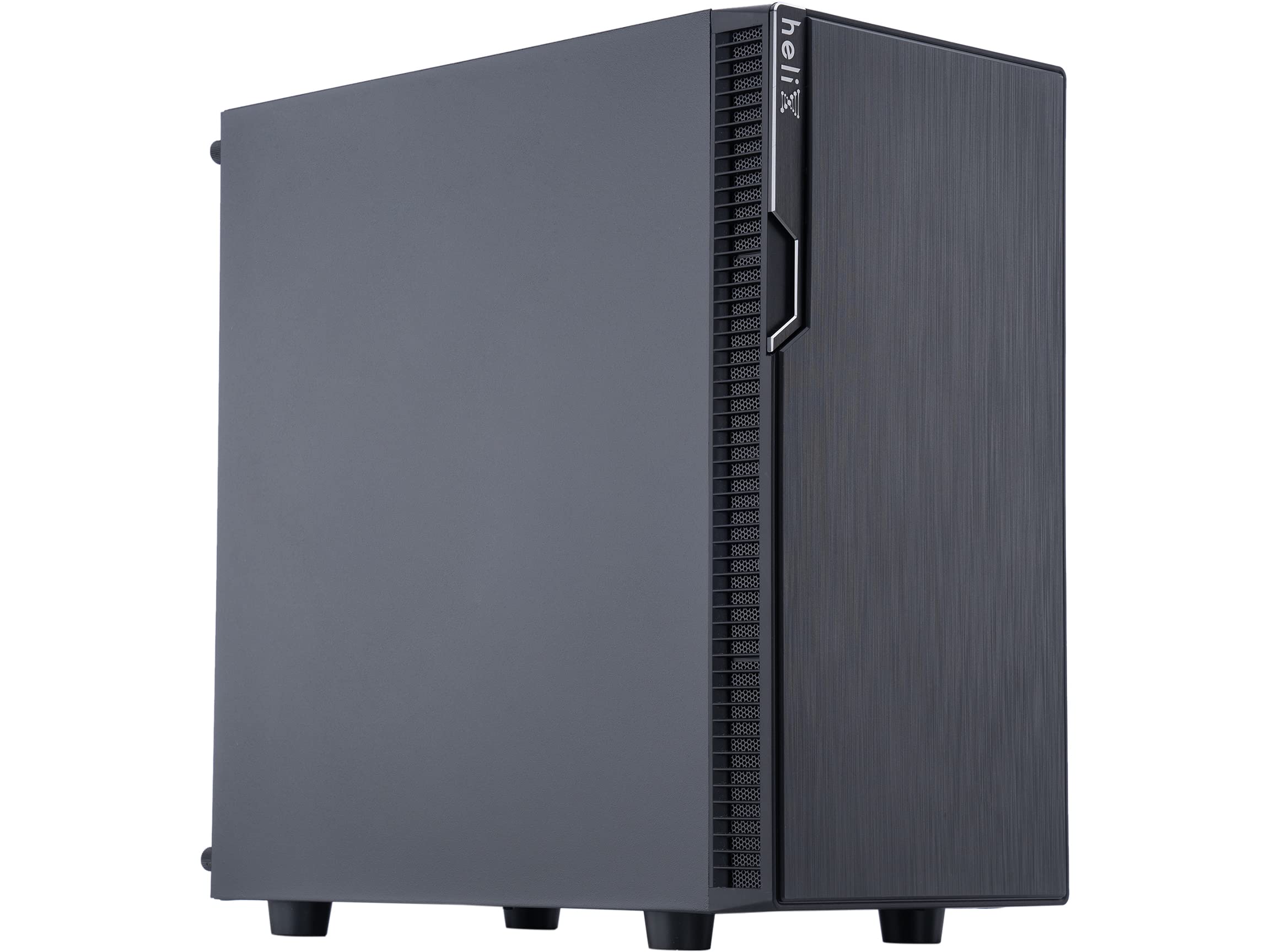 RosewillFBM-X2-400-HELIX Micro ATX Mini Tower Desktop Gaming & Office PC Computer Case with Pre-Installed 400W Power Supply, 240mm AIO Support, 2X USB 2.0, 1 USB 3.0