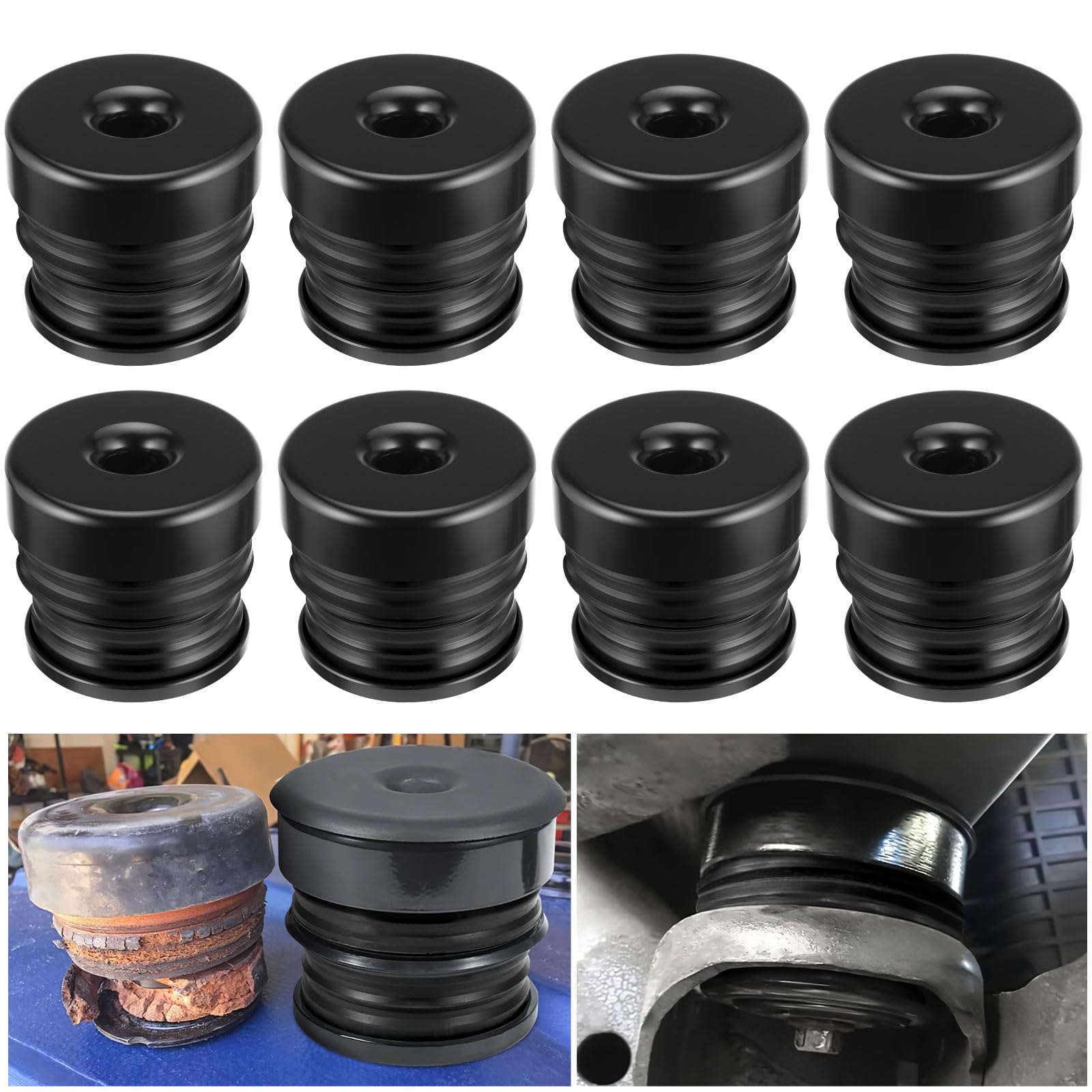 Photo 1 of ACLONG Silicone Body Mount Kit for Ford F-250 F-350 Crew Cab 2008-2016 Improve Bumpy Driving Performance Durable Components Outperforms OEM and PU Mounts-8 PCS