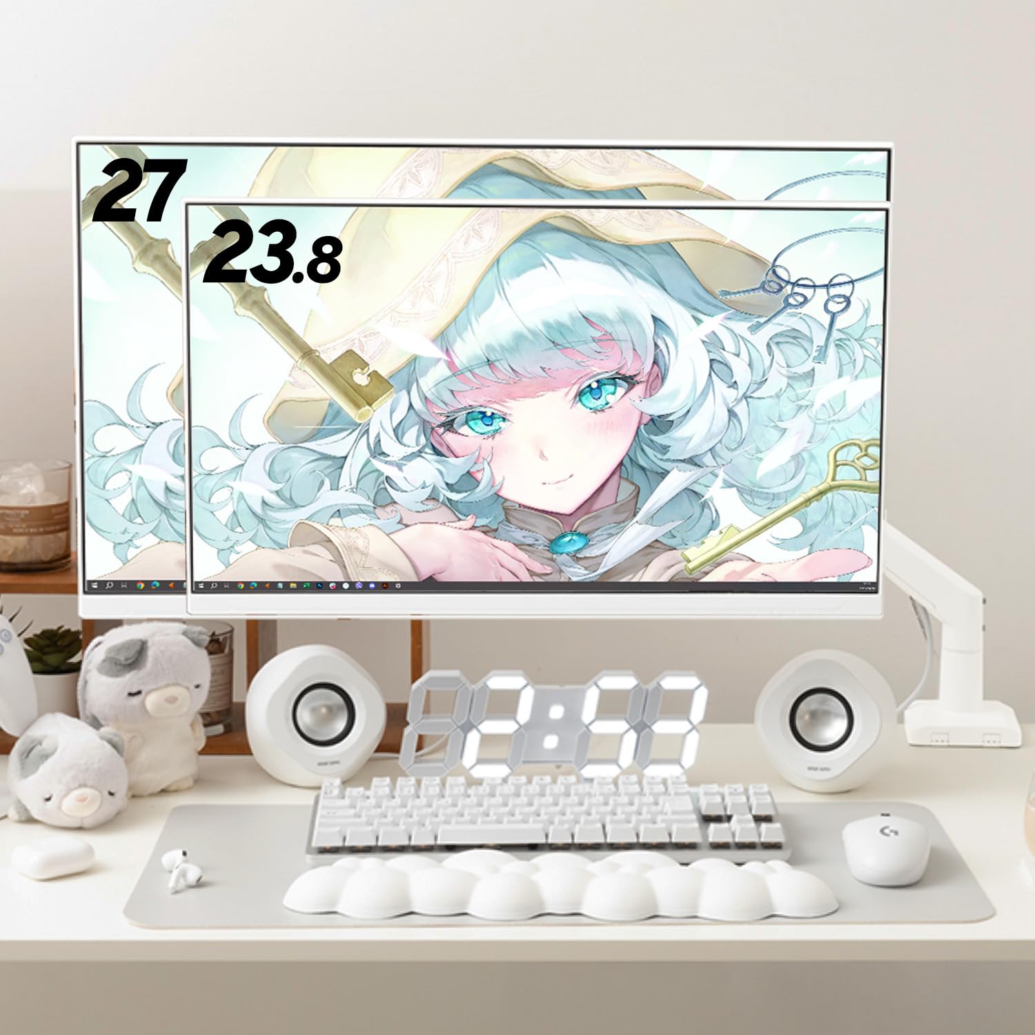 Pixio HDMIディスプレイ PX248WAVE WHITE Pixio PX248 Wave | 24 inch 1080p 200Hz 1ms (GTG) FAST IPS