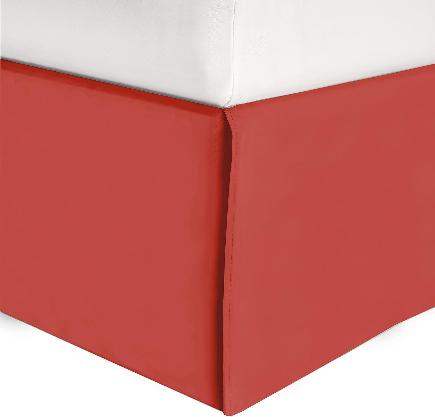 Elegant Comfort 1Piece Solid Bed Skirt, 1500 Thread Count