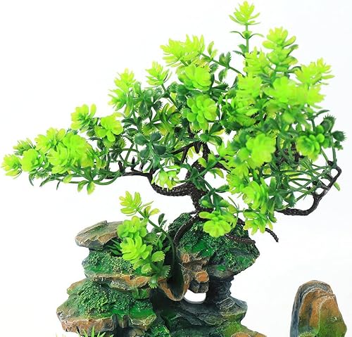 Miniatura 5 de TFCFL Fuente de escritorio de relajación para interiores, cascada, cascada de meditación zen para interiores con fabricante de niebla y luz LED