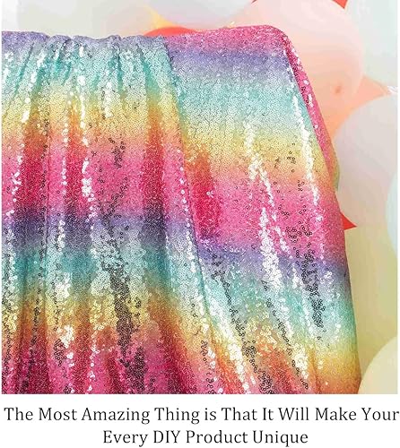 Vista 13 de Pardecor The Yard - Tela de malla con purpurina para coser, paño brillante (2 yardas, borgoña)