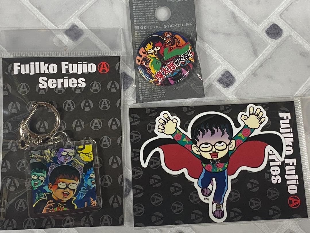 Amazon.co.jp: 藤子不二雄A 魔太郎がくる!! 缶バッジ + ステッカー +