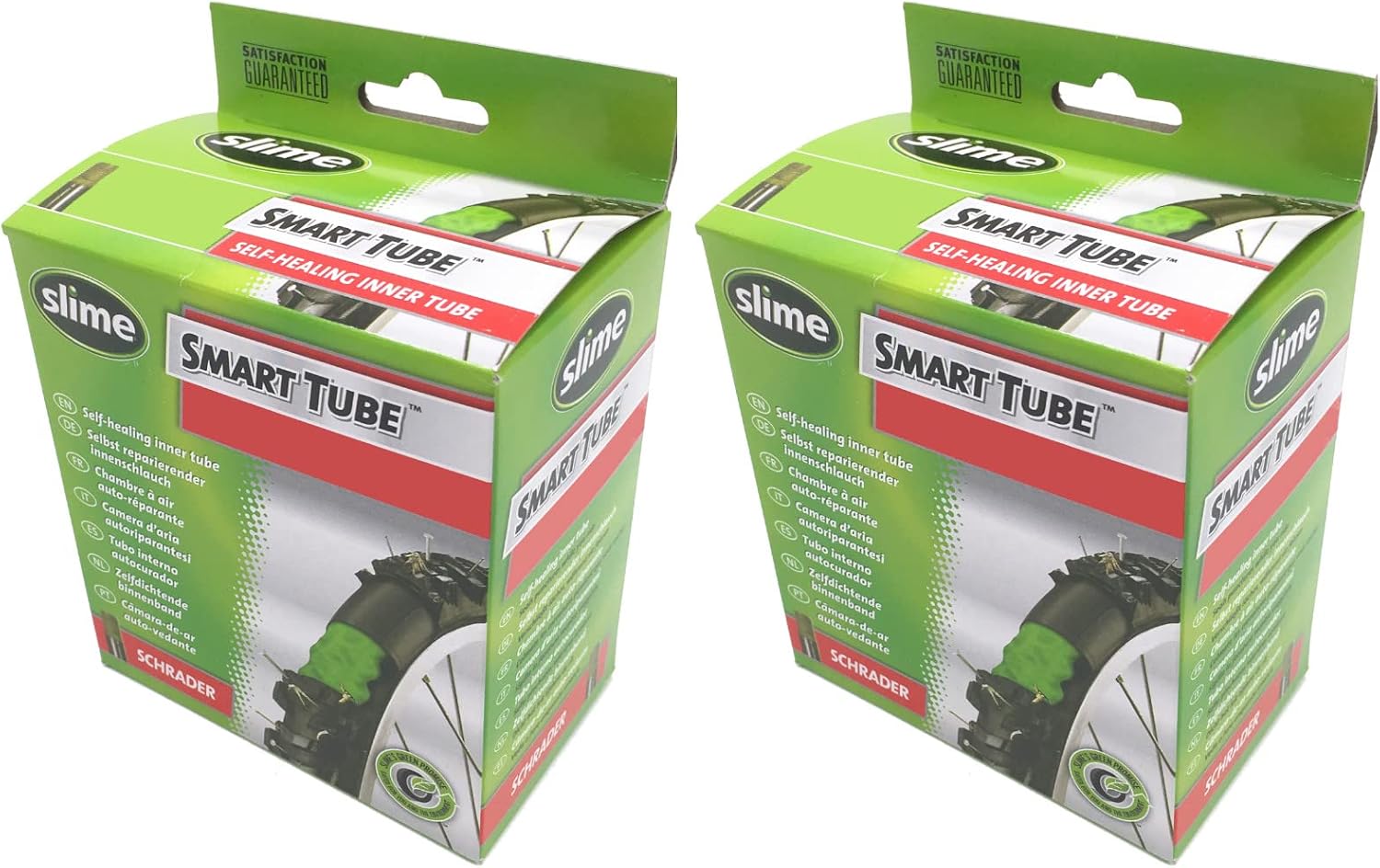 Slime Smart Tube 20" X 1.502.125 Self Healing Bike Inner Tubes