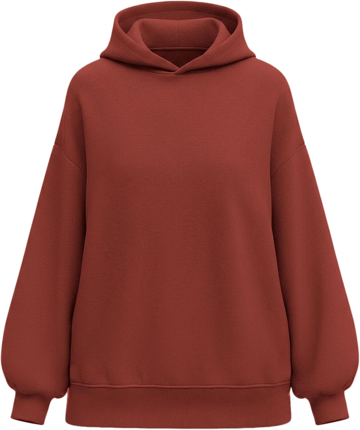 PRETTYGARDEN Hoodies for Women Oversized Pullover Sweatshirts Ruched Long Sleeve Casual Tops Spring Fall Fashion Y2K Clothes