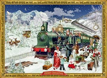 Coppenrath Advent Calendar The Festive Express Traditional A4