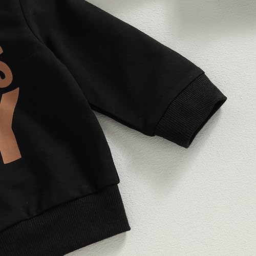 Vista 6 de Mamas - Ropa para niños pequeños, sudadera con capucha para otoño e invierno