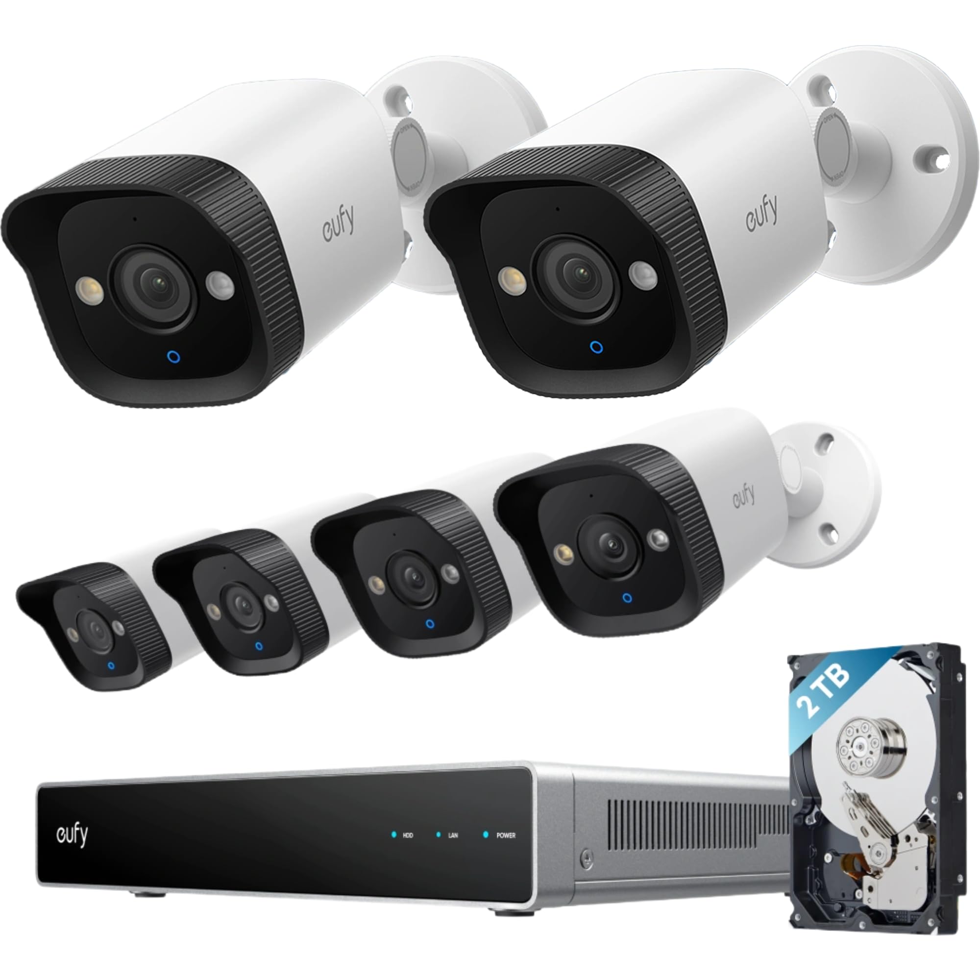 eufy PoE NVR Security System E40 & PoE Bullet-Überwachungskamera E40 (Bündel)