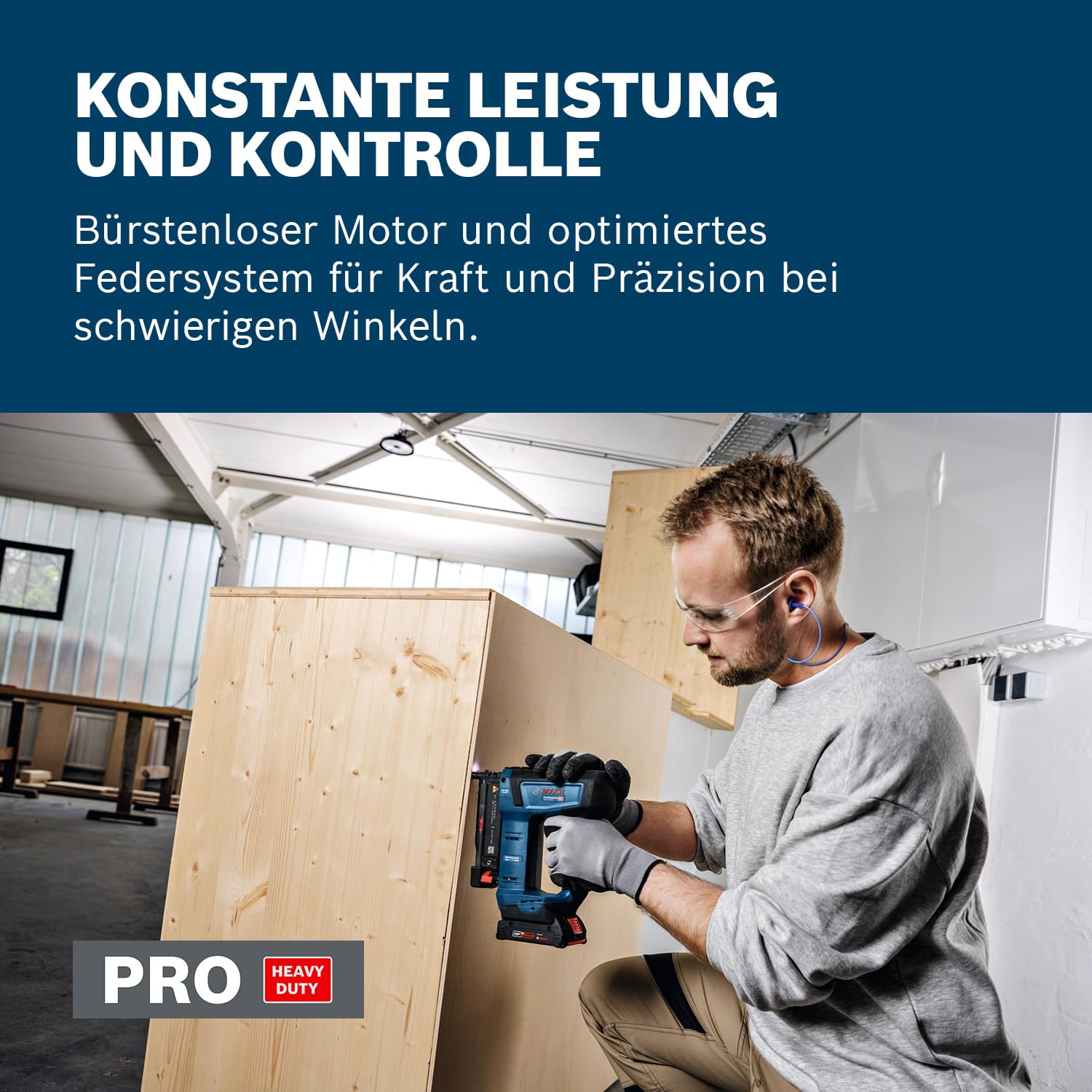 Bosch Professional GNH 18V-35 Akku-Holznagler 18V bürstenloser Motor