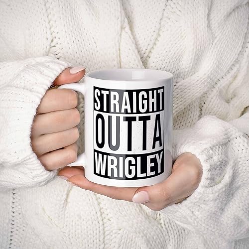 Miniatura 2 de Wrigley Last Name Gift. Personalized, Custom Straight Outta Surname Sign Coffee Mug. 11 Ounces.