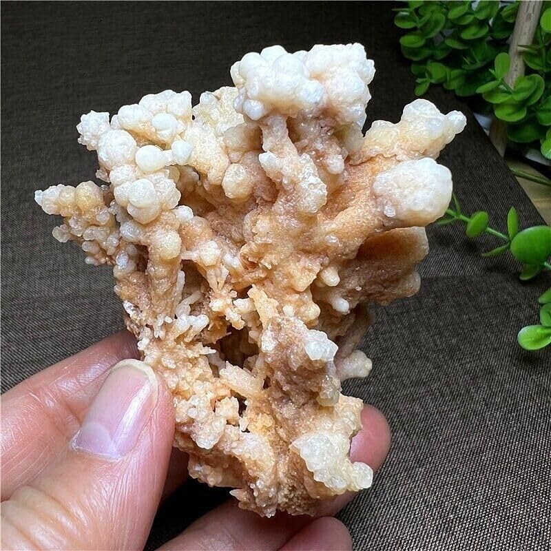 Grupo de cristales de estalactitas de 1100 g para decoración interior 2