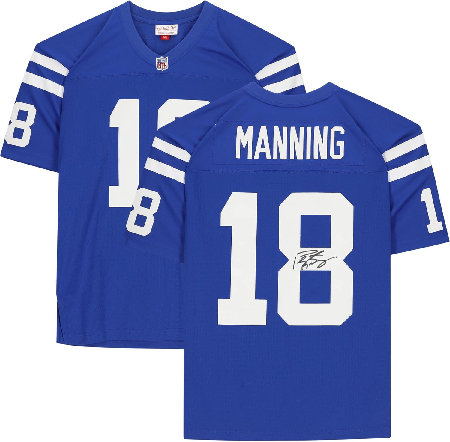 Peyton Manning Indianapolis Colts Autographed Mitchell & Ness Replica Jersey - Autographed NFL Jerseys