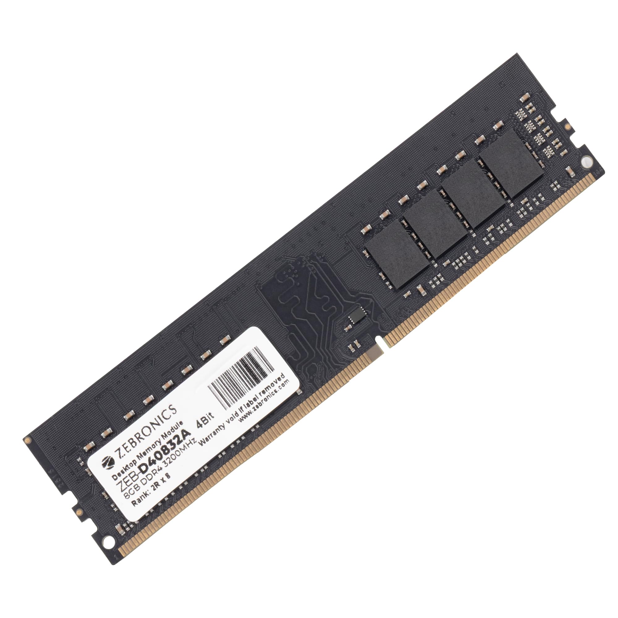 Zebronics 8GB DDR4 RAM for PC, 3200MHz, 4bit Architecture, Low Power Consumption, High Stability Performance (D40832A)-picture-26