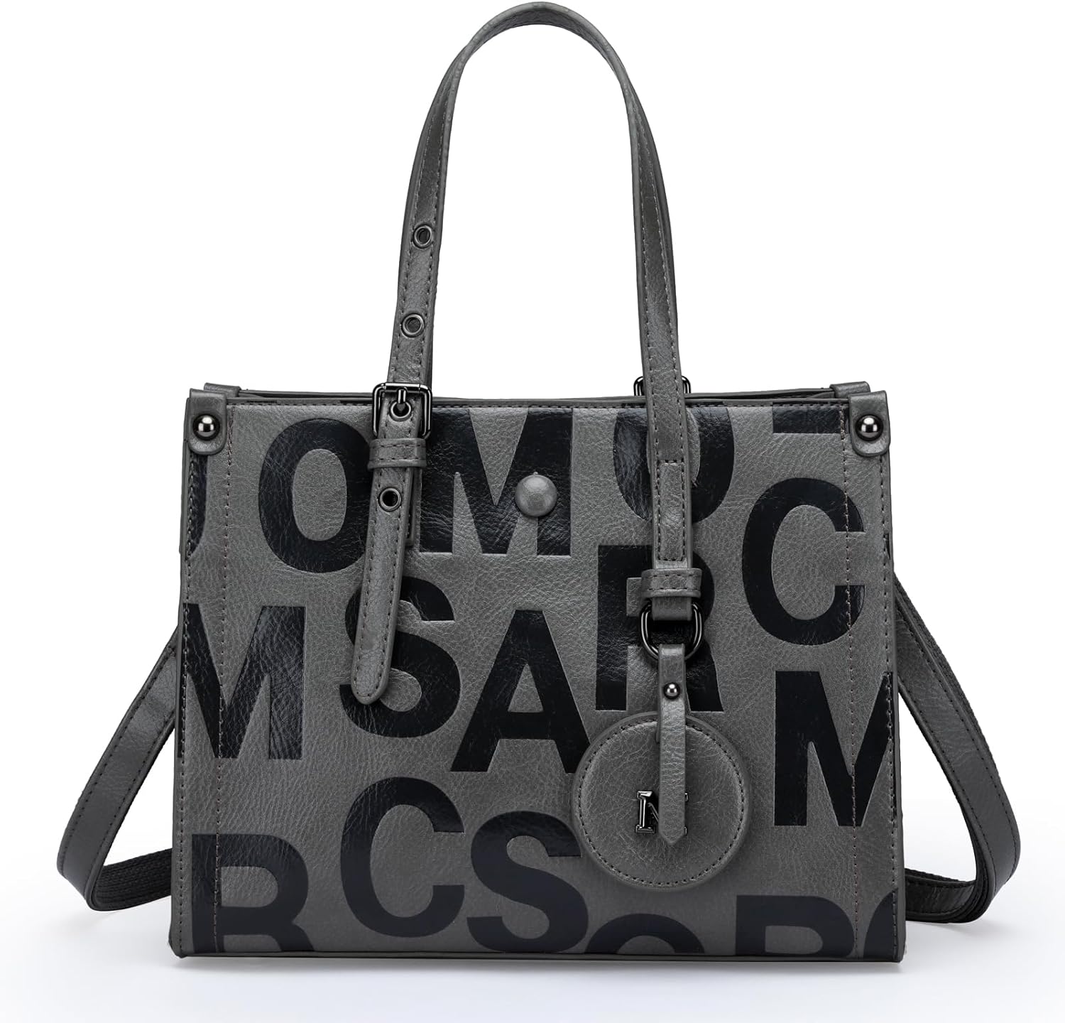 Travistar handbags purses for women letter embossed crossbody satchel