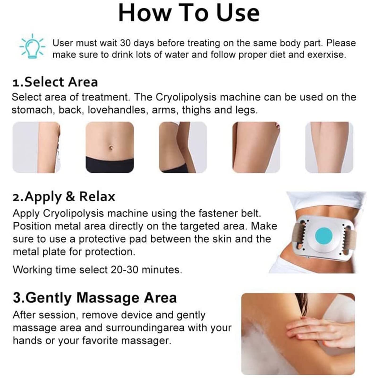 Quemador de grasa abdominal para mujer, máquina de criolipólisis, cinturón adelgazante para pérdida de peso, dispositivo de crioterapia para brazo, cintura, muslo, cadera, dispositivo de belleza