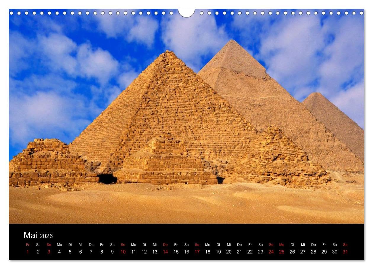 Ägypten (Wandkalender 2026 DIN A3 quer), CALVENDO Monatskalender: Ägypten - Das Land am Nil (CALVENDO Orte)